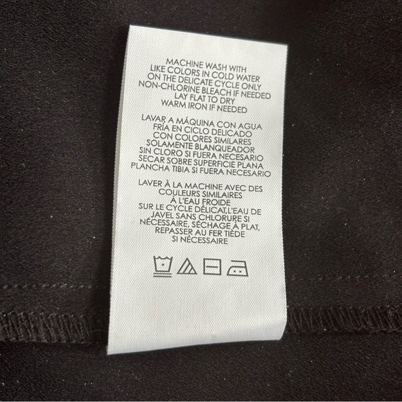 Cabi #5355 Floral Hybrid Blouse Black & White Size Small - Picture 8 of 9